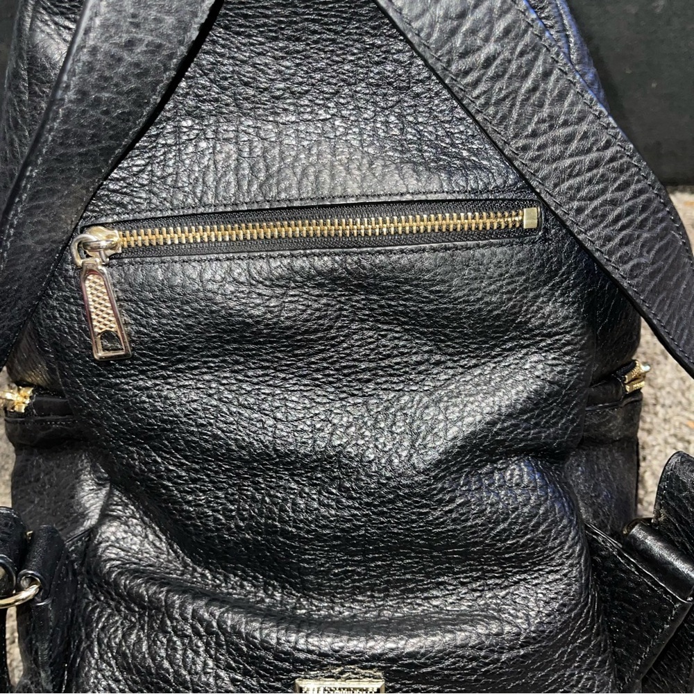 Rebecca Minkoff Black 100% Leather Julian Backpack - Picture 8 of 12